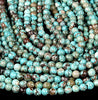 Blue Turquoise Gemstone Round 6MM Loose Beads (D492)