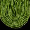 Natural Peridot Gemstone Grade AAA Round 3MM 4MM 5MM Loose Beads (D607)