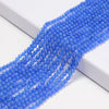 Blue Jade Gemstone Round 4MM Loose Beads 14.5 inch Full Strand (80020066-D616)