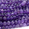 Natural Amethyst Gemstone Grade AA Round 6MM 7MM 8MM 9MM Loose Beads (D442)