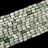 Natural Burma Jade Gemstone Faceted Cylinder Round Tube 10X5MM 11X7MM 12X8MM Loose Beads (D712)