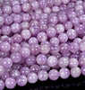 Natural Kunzite Gemstone Grade AAA Round 7MM 8MM 9MM 10MM 11MM 12MM 13MM Loose Beads 7 inch Half Strand (D526)