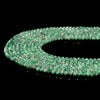 Natural Colombia Emerald Gemstone Grade AAA Micro Faceted Round 4MM Loose Beads 7.5 inch Half Strand (80020687-P119)