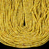 Natural Yellow Opal Gemstone Grade AAA 3X2MM Micro Faceted Rondelle Loose Beads 15 inch Full Strand (80018144-P91)