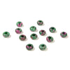 Ruby Zoisite Jasper Gemstone Large Hole Beads Rondelle Donut 14MM BULK LOT 2,6,12,24,50 Beads (80021181-S63)