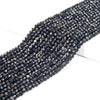 Natural Silver Obsidian Gemstone Grade AA Micro Faceted Round 3MM Loose Beads 15 inch Full Strand (80018439-P101)
