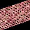 Natural Rhodonite Gemstone Micro Faceted Oval 8X6MM Loose Beads 7.5 inch Half Strand (80021463-D717)