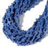 Blue Lava Gemstone Cross 11X9MM Loose Beads (D649)