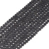 Black Lava Gemstone Love Heart 6MM Loose Beads (D643)