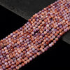 Purple Orange Jade Gemstone Round 4MM Loose Beads 14.5 inch Full Strand (80020074-D617)