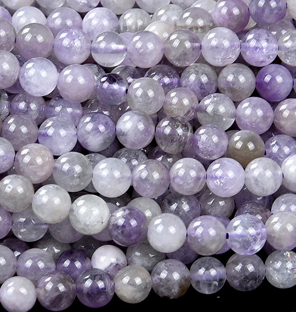 Natural Chevron Amethyst Gemstone Grade A Round 6MM Loose Beads (D491)