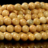 Golden Sandstone Gemstone Round 6MM 8MM 10MM Loose Beads (D711)