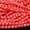 Rhodochrosite Gemstone Round 4MM 6MM 8MM 10MM Loose Beads (D514)