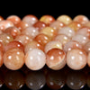 Orange Yellow Persian Jade Gemstone Round 4MM 6MM 8MM 10MM Loose Beads (D567)
