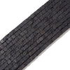 Natural Black Lava Gemstone Square Cube 4MM 6MM Loose Beads (D646)