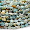 Natural Amazonite Gemstone Pebble Nugget 7-8MM 8-10MM Loose Beads 15.5 inch Full Strand (D414)