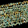 100% Genuine Natural Turquoise Blue Green Gemstone Pebble Nugget Chip 8-14MM 10-12MM Loose Beads (D432)
