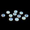 Opalite Gemstone Large Hole Beads Rondelle Donut 14MM BULK LOT 2,6,12,24,50 Beads (80021203-S62)