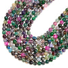 Rainbow Fire Dragon Veins Agate Gemstone Round 6MM 8MM 10MM Loose Beads (D707)