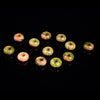 Natural Unakite Gemstone Large Hole Beads Rondelle Donut 14MM BULK LOT 2,6,12,24,50 Beads (80021200-S62)