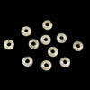 Natural White Labradorite Gemstone Large Hole Beads Rondelle Donut 14MM BULK LOT 2,6,12,24,50 Beads (80021212-S62)