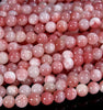 Candy Pink Persian Jade Gemstone Round 4MM 6MM 8MM 10MM Loose Beads (D569)