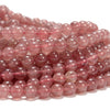 Natural Strawberry Quartz Gemstone Round 5MM 6MM 7MM 8MM 9MM 10MM 11MM Loose Beads (D587)