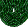 Emerald Green Jade Gemstone Round 6MM Loose Beads 14.5 inch Full Strand (80020188-D626)
