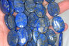 25X18MM LAPIS LAZULI GEMSTONE GRADE A OVAL LOOSE BEADS 16inch
