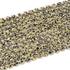 Natural Dalmatian Jasper Gemstone Micro Faceted Oval 8X6MM 11X7MM Loose Beads 7.5inch Half Strand (D719)
