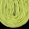 Lemon Jade Gemstone Round 4MM Loose Beads 14.5 inch Full Strand (80020067-D616)