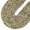 Natural Dalmatian Jasper Gemstone Micro Faceted Oval 8X6MM 11X7MM Loose Beads 7.5inch Half Strand (D719)