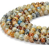 4MM Natural Rare Hackmanite UV Reactive Fluorescent Gemstone Grade A Round Loose Beads (P83)