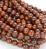 Natural Tiger Skin Sandalwood Mala Meditation Beads Round 6MM 8MM 10MM 12MM Loose Beads 16 inch BULK LOT (8-W0)