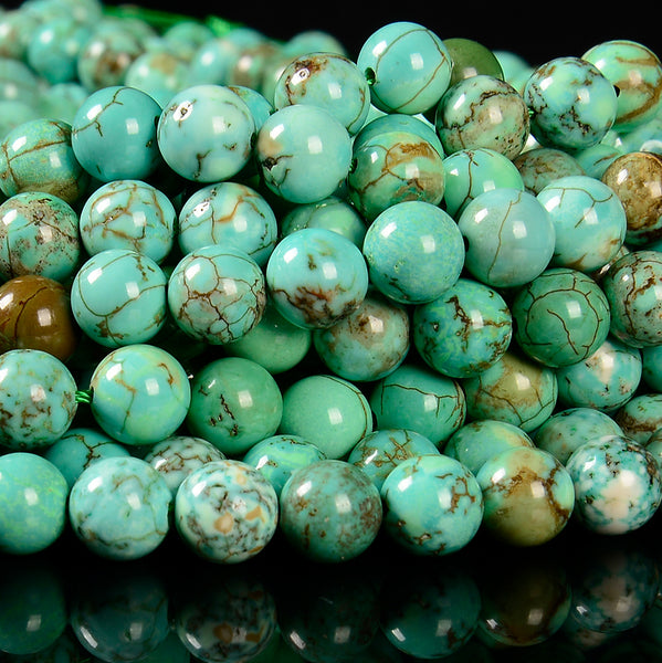 Turquoise Gemstone Round 8MM Loose Beads (D665)