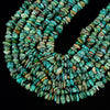 Natural Turquoise Gemstone Pebble Nugget Chip 11-8MM 15-10MM 17-12MM Loose Beads (D661)