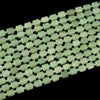 Natural Green Aventurine Gemstone Faceted Round Tube Hexagon 10X8MM Loose Beads (D723)