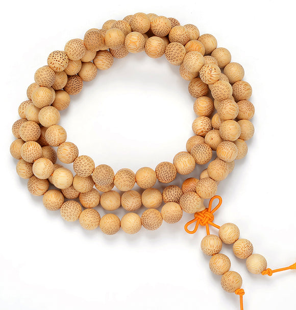 Natural Bamboo 6MM 8MM Round Loose Beads (D472)