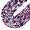 Natural Rainbow Fluorite Gemstone Round 8MM Loose Beads (D708)