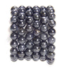 Natural Iolite Gemstone Round Bracelet 8MM 10MM 12MM 7.5 inch 8 inch Strand (S50)