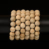 Natural Matte Aromatic Sandalwood Round Bracelet 6MM 8MM 10MM 12MM 7.5 inch Strand (S59)