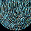 Natural Rough Turquoise Gemstone Round 5MM 6MM 7MM Loose Beads (D443)