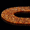 Natural Andesine Orange Labradorite Gemstone Grade AAA Round 4MM 5MM 6MM Loose Beads 7.5 inch Half Strand (P110)