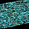 100% Genuine Natural Turquoise Blue Green Gemstone 5-7MM Pebble Nugget Chip Loose Beads (D430)