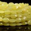 Natural Lemon Jade Gemstone Micro Faceted Oval 8X6MM Loose Beads 7.5 inch Half Strand (80021464-D717)