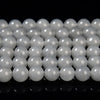 Gray Jade Gemstone Round 8MM Loose Beads 14.5 inch Full Strand (80020237-D629)