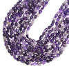 Natural Natural Amethyst Gemstone Pebble Nugget 10-8MM Loose Beads (D663 )