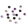 Purple Lace Agate Gemstone Large Hole Beads Rondelle Donut 14MM BULK LOT 2,6,12,24,50 Beads (80021187-S63)
