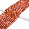 Carnelian Red Agate Gemstone Heshi Rondelle Slice 4X2MM Loose Beads 14.5 inch Full Strand (80019468-P105)