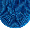Blue Jade Gemstone Rondelle 4X2MM Loose Beads 14.5 inch Full Strand (80020061-D616)